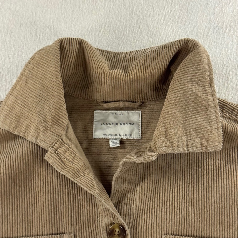Lucky Brand Corduroy Shirt Jacket Women S Button Up Long Sleeve Fall Winter Boho - Picture 6 of 10